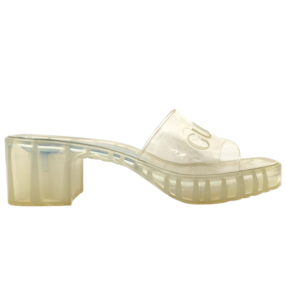 Gucci Clear Jelly Sandals Women’s Size 38 US 8 - Picture 10 of 10